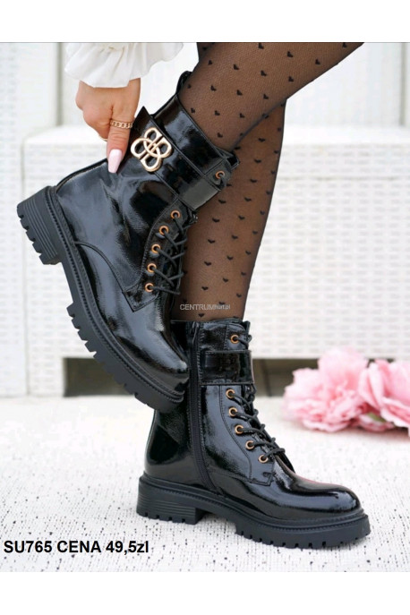 Buty damskie jesienne (36-41) SU765 Black