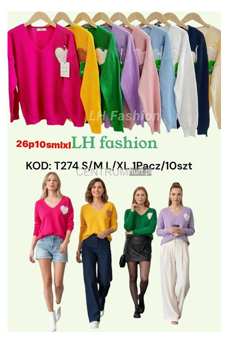 Sweter damski (S-XL) T274