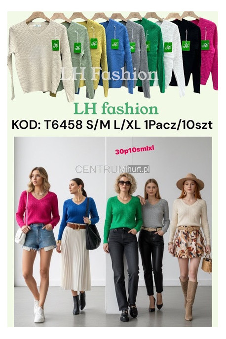 Sweter damski (S-XL) T6458