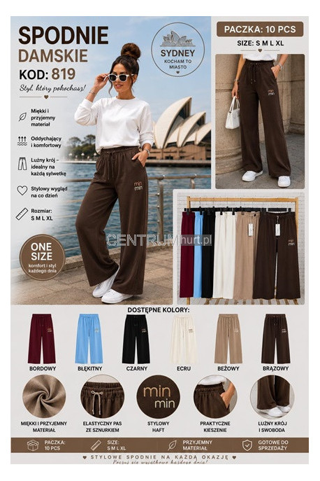 Spodnie damskie (S-XL) 819