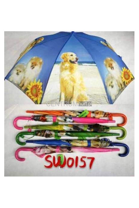 Parasol półautoamt laska dla dzieci 0157
