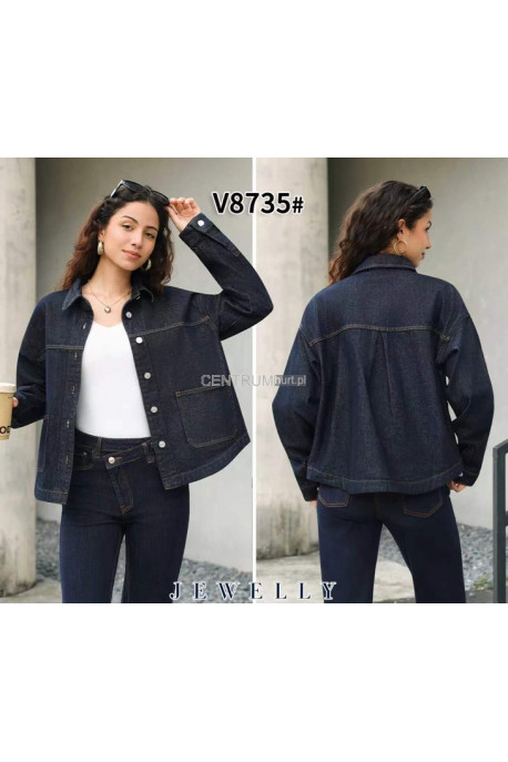 Kurtka jeansowa damska (XS-XL) V8735