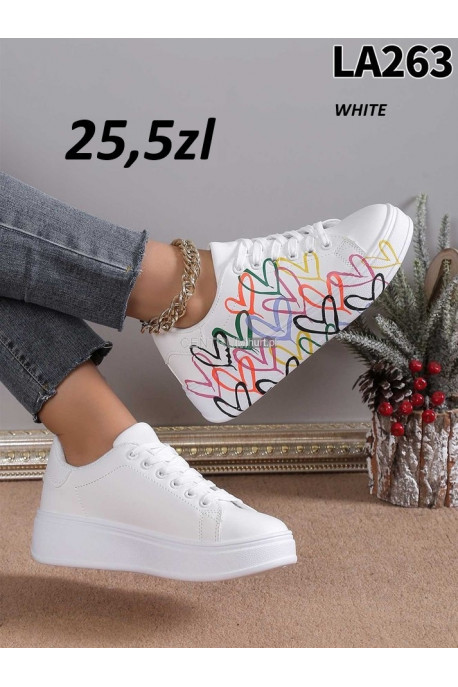 Buty damskie sportowe (36-41) LA263 White