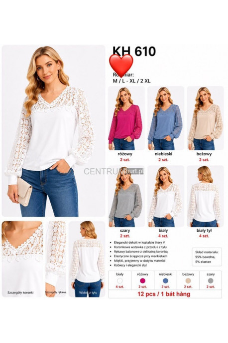 Bluzki damskie (M-XL) 610