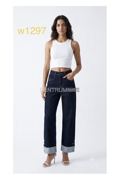 Jeansy damskie (XS-XL) W1297